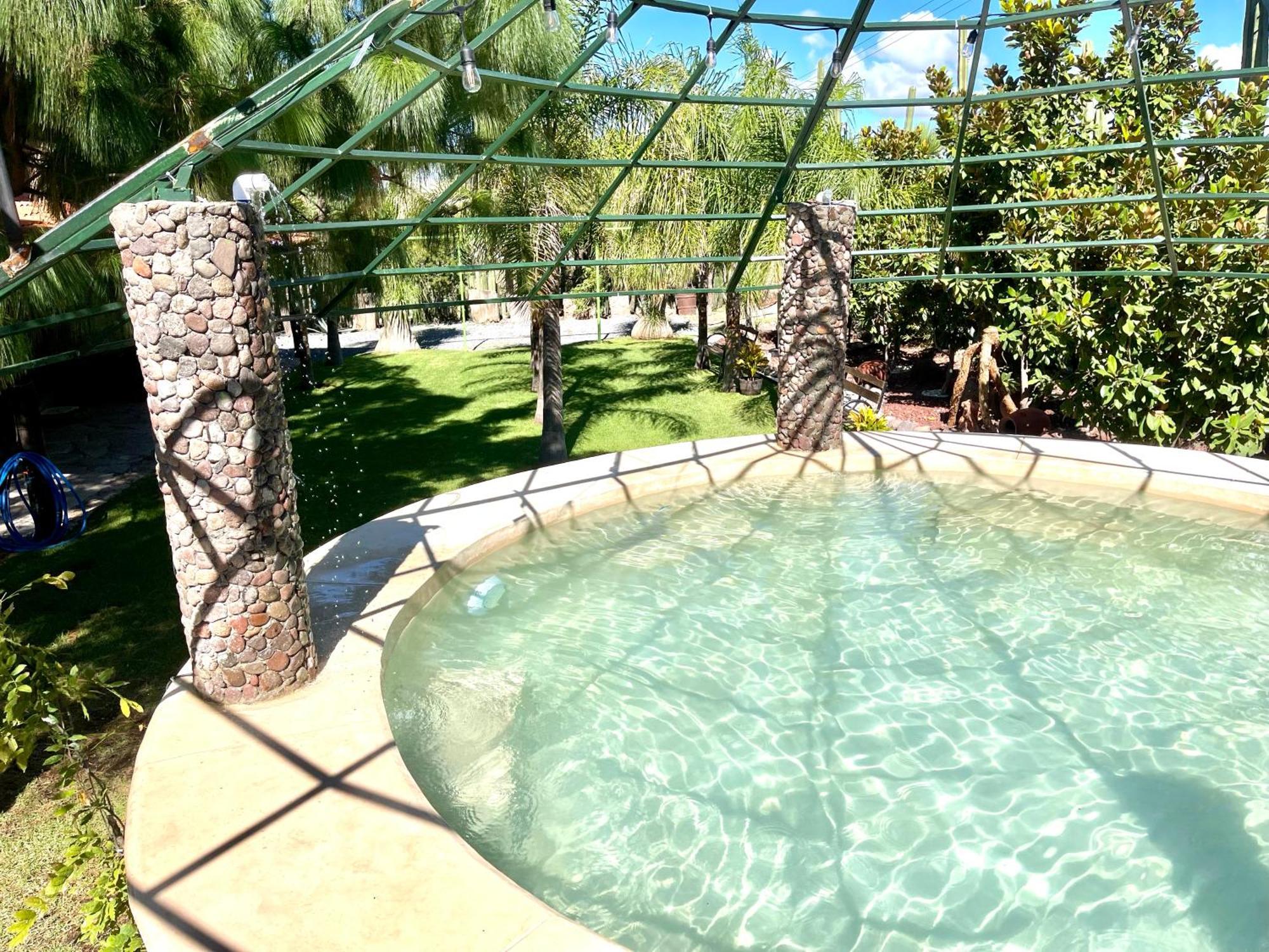 Cabana Magnolias Con Albercajacuzzi Tequisquiapan Exterior foto