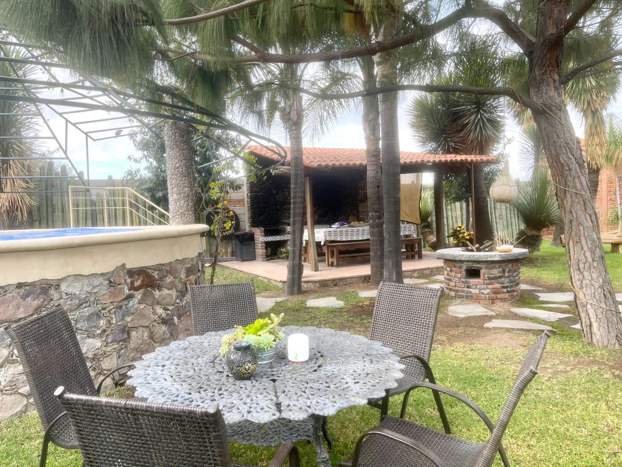 Cabana Magnolias Con Albercajacuzzi Tequisquiapan Exterior foto